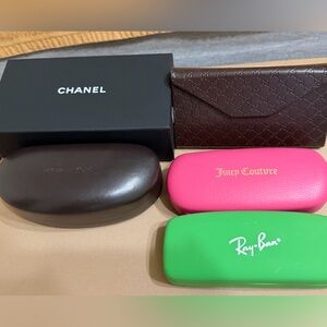 Designer sunglass cases
